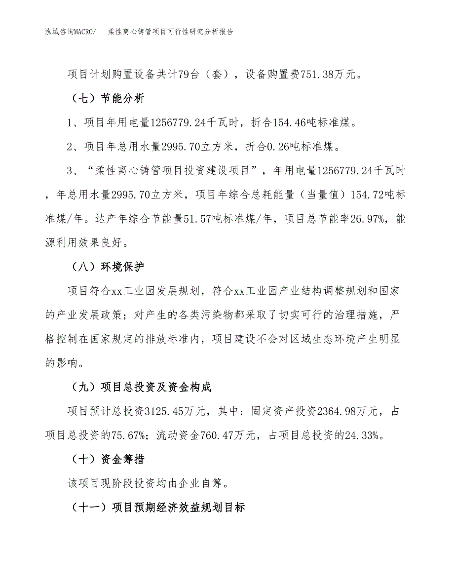 项目公示_柔性离心铸管项目可行性研究分析报告.docx_第3页