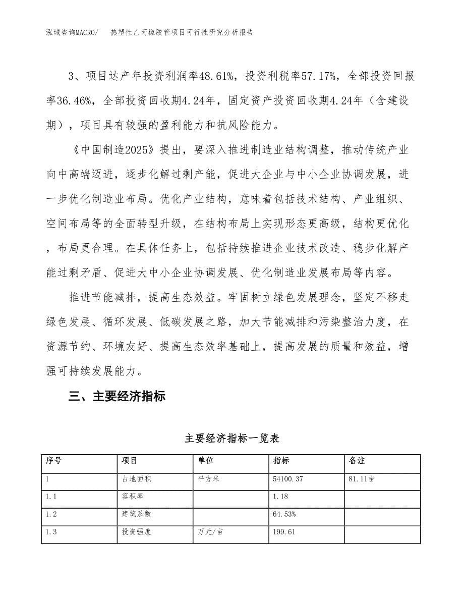 项目公示_热塑性乙丙橡胶管项目可行性研究分析报告.docx_第5页