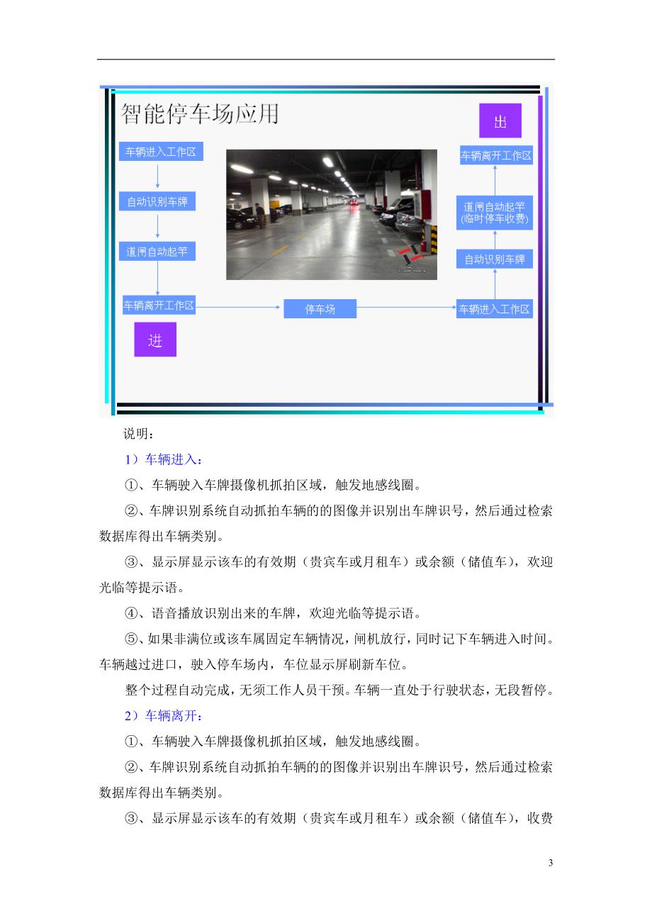 上海红门智能停车场方案说明(纯车牌识别版)_第3页