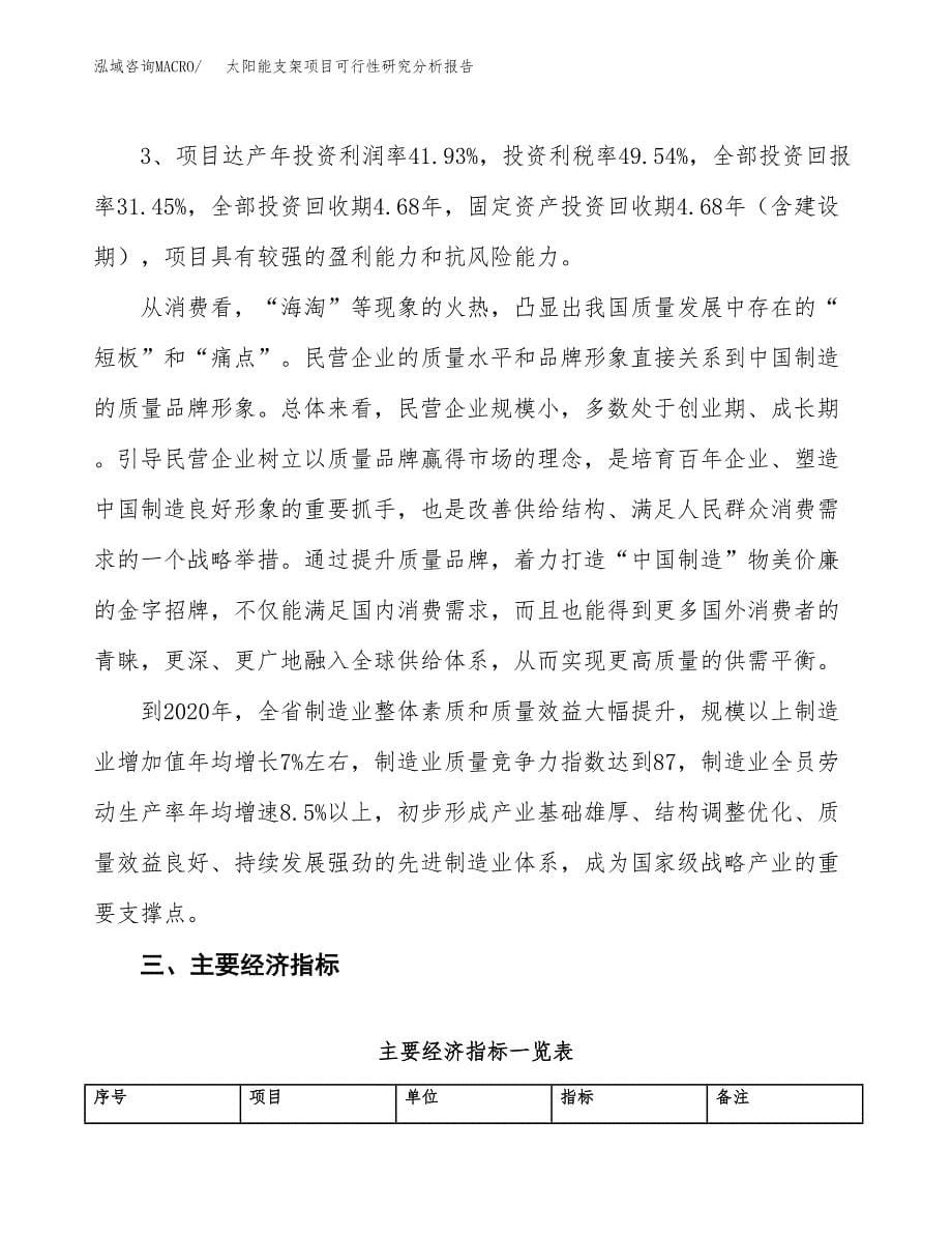 项目公示_太阳能支架项目可行性研究分析报告.docx_第5页