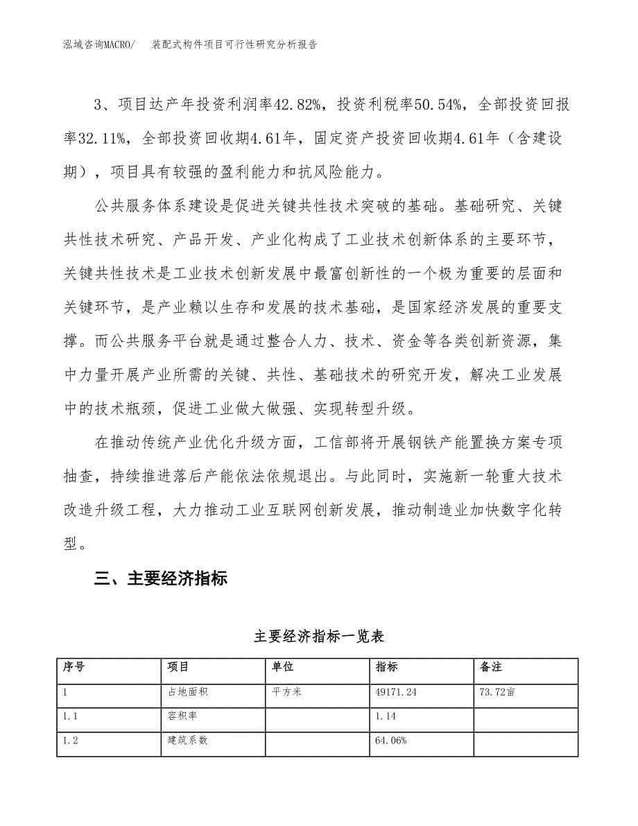 项目公示_装配式构件项目可行性研究分析报告.docx_第5页