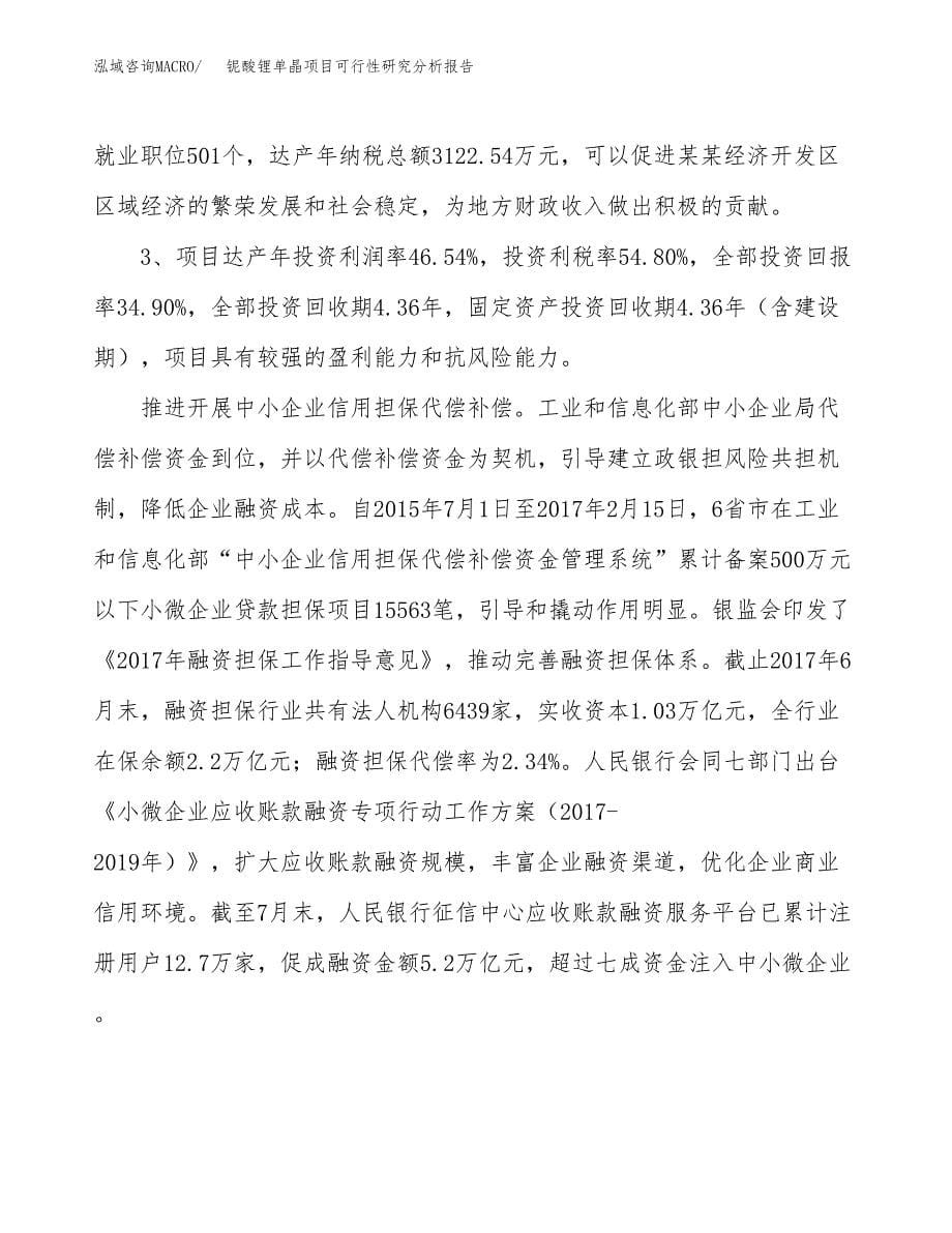 项目公示_铌酸锂单晶项目可行性研究分析报告.docx_第5页