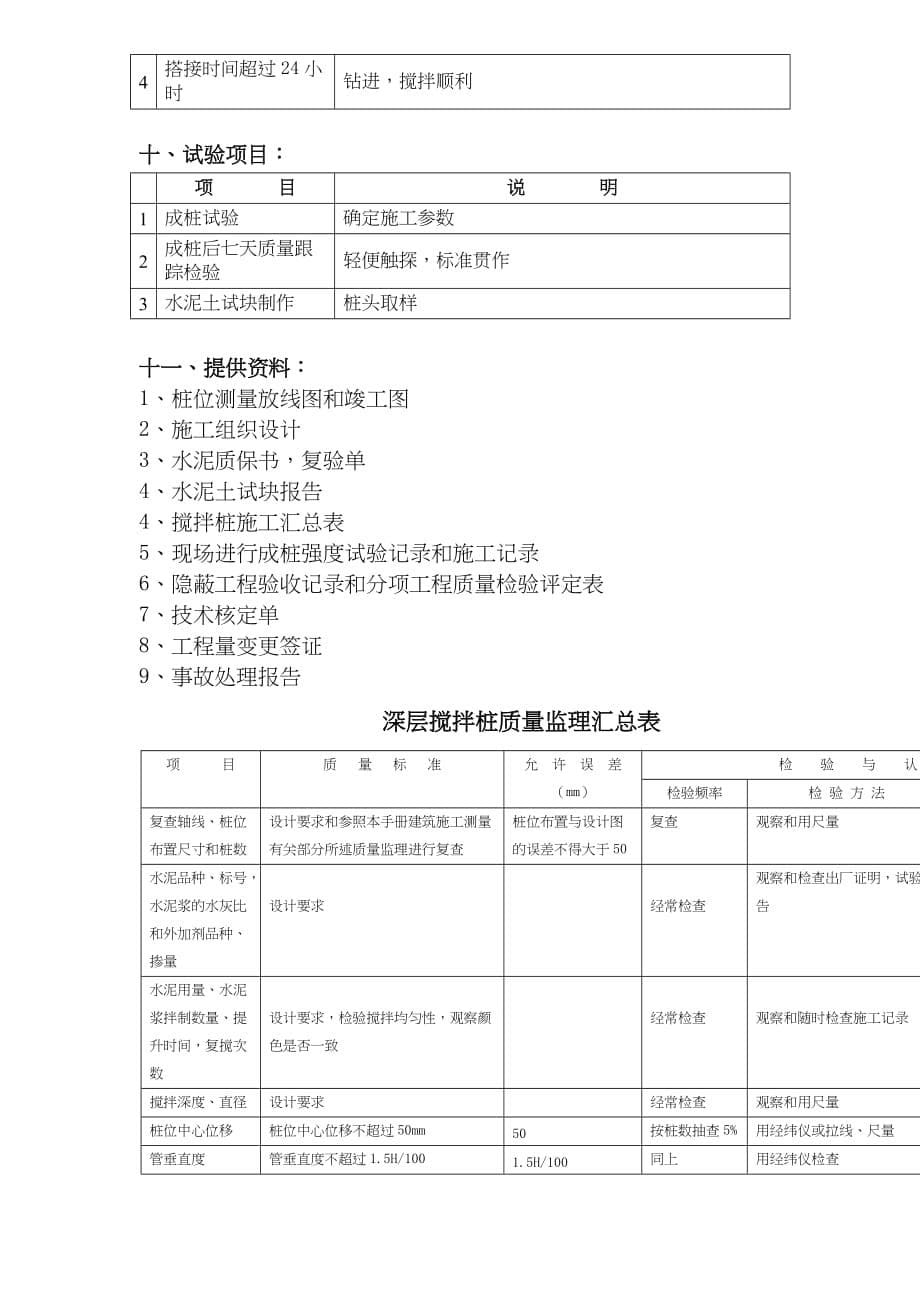 搅拌地基施工质量监理细则_第5页