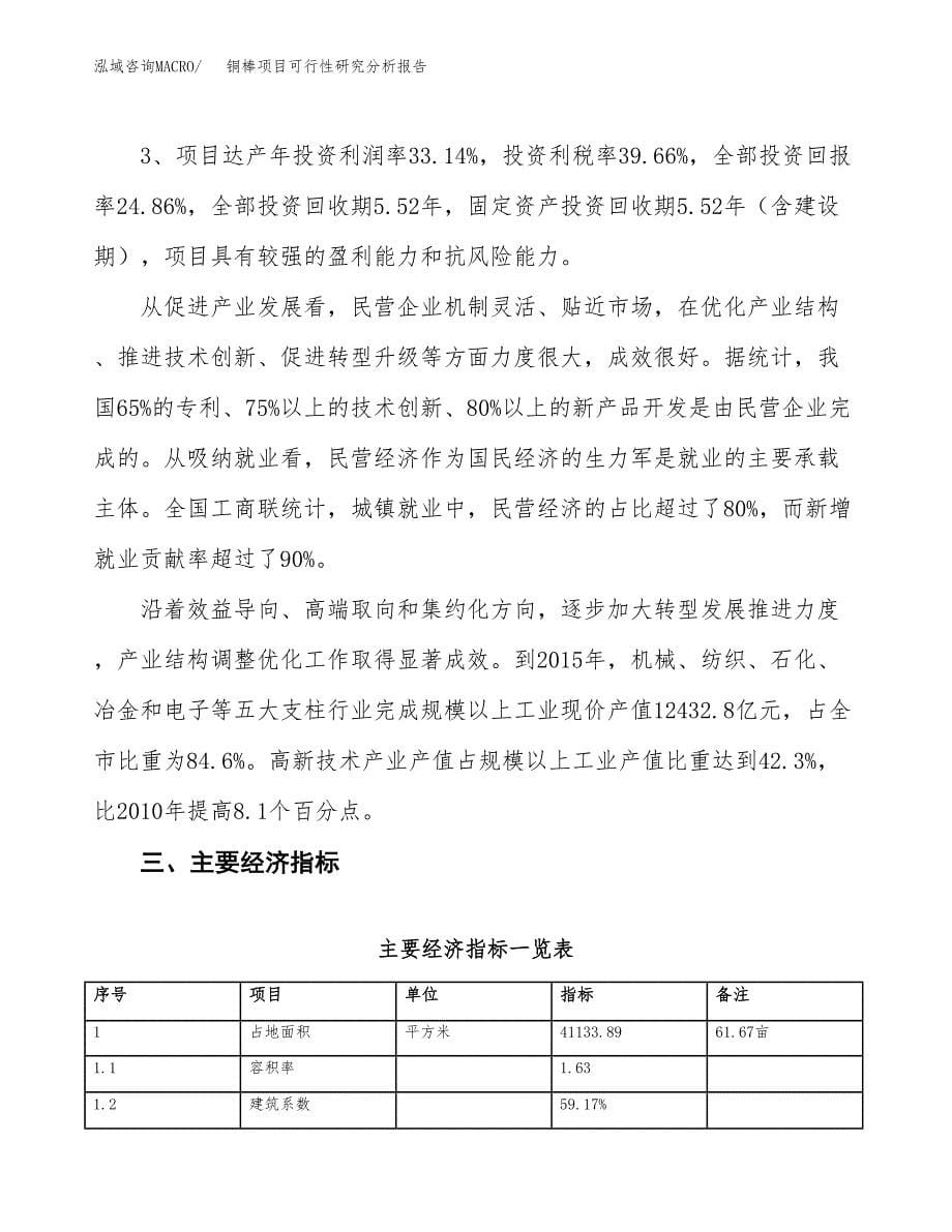 项目公示_铜棒项目可行性研究分析报告.docx_第5页