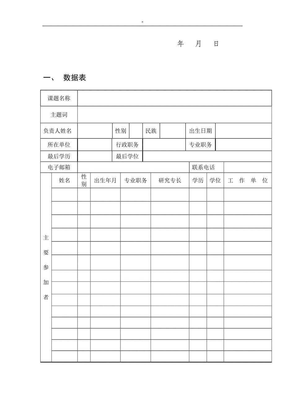 科研立项申请书典范文本_第5页