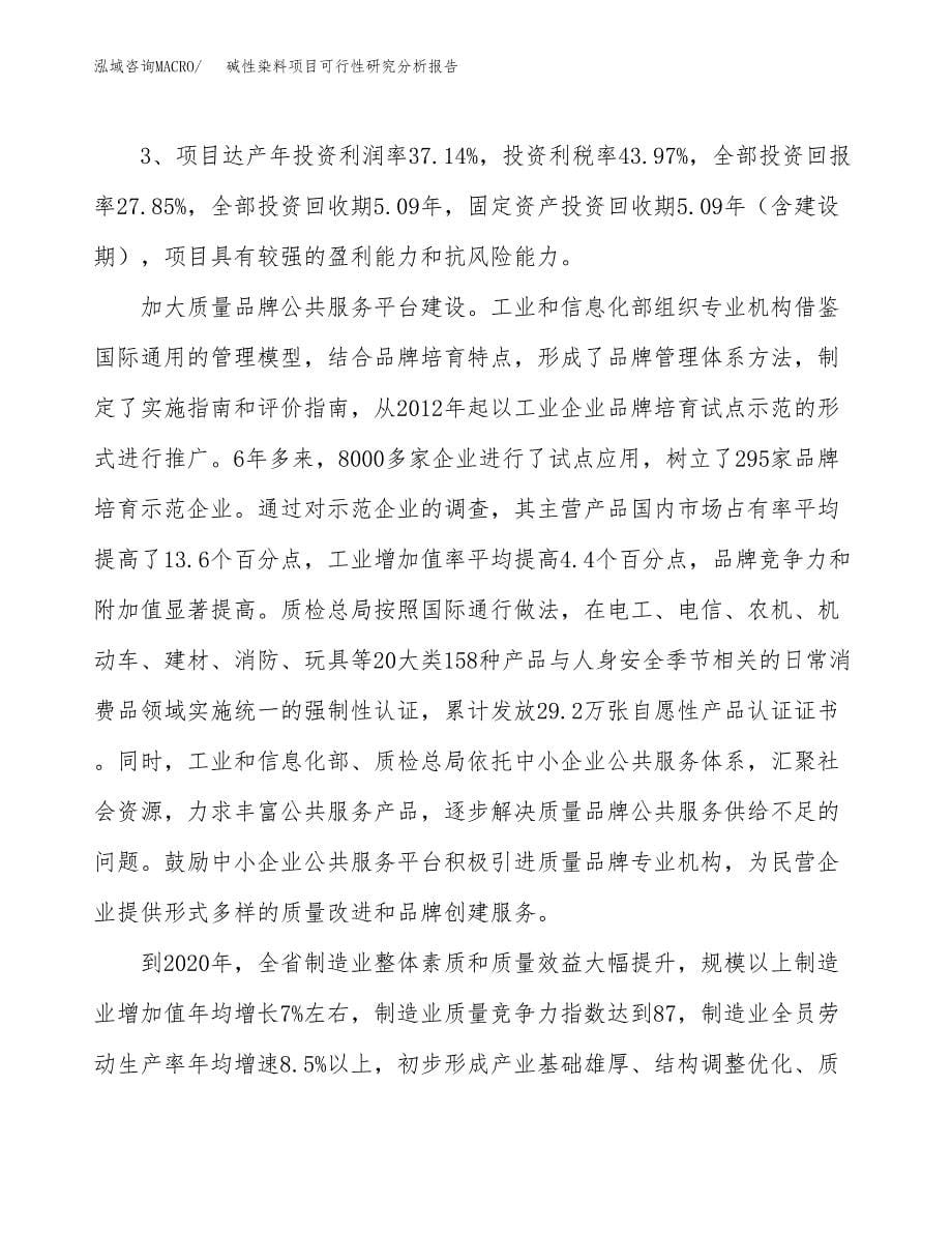 项目公示_碱性染料项目可行性研究分析报告.docx_第5页