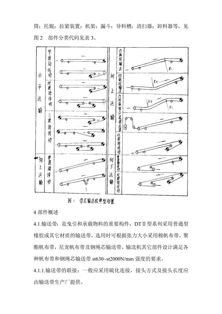 dtii型皮带输送机使用说明书_第5页