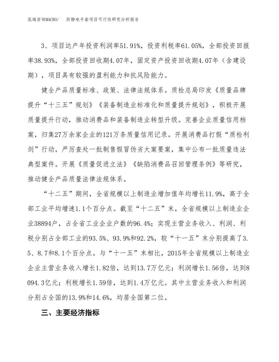 项目公示_防静电手套项目可行性研究分析报告.docx_第5页