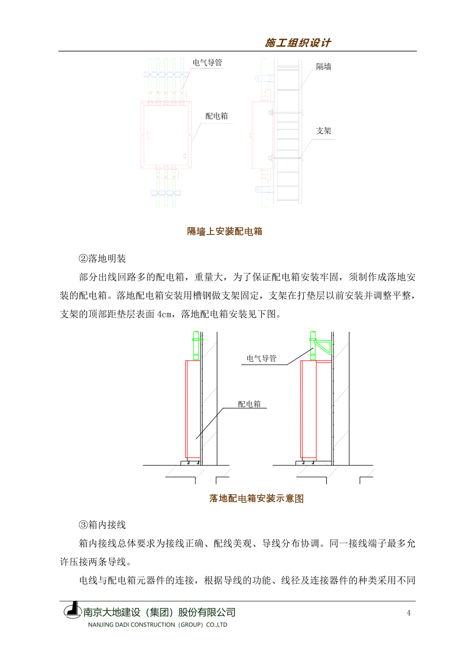 机电设备工程施工方法及技术措施施工组织设计_第4页