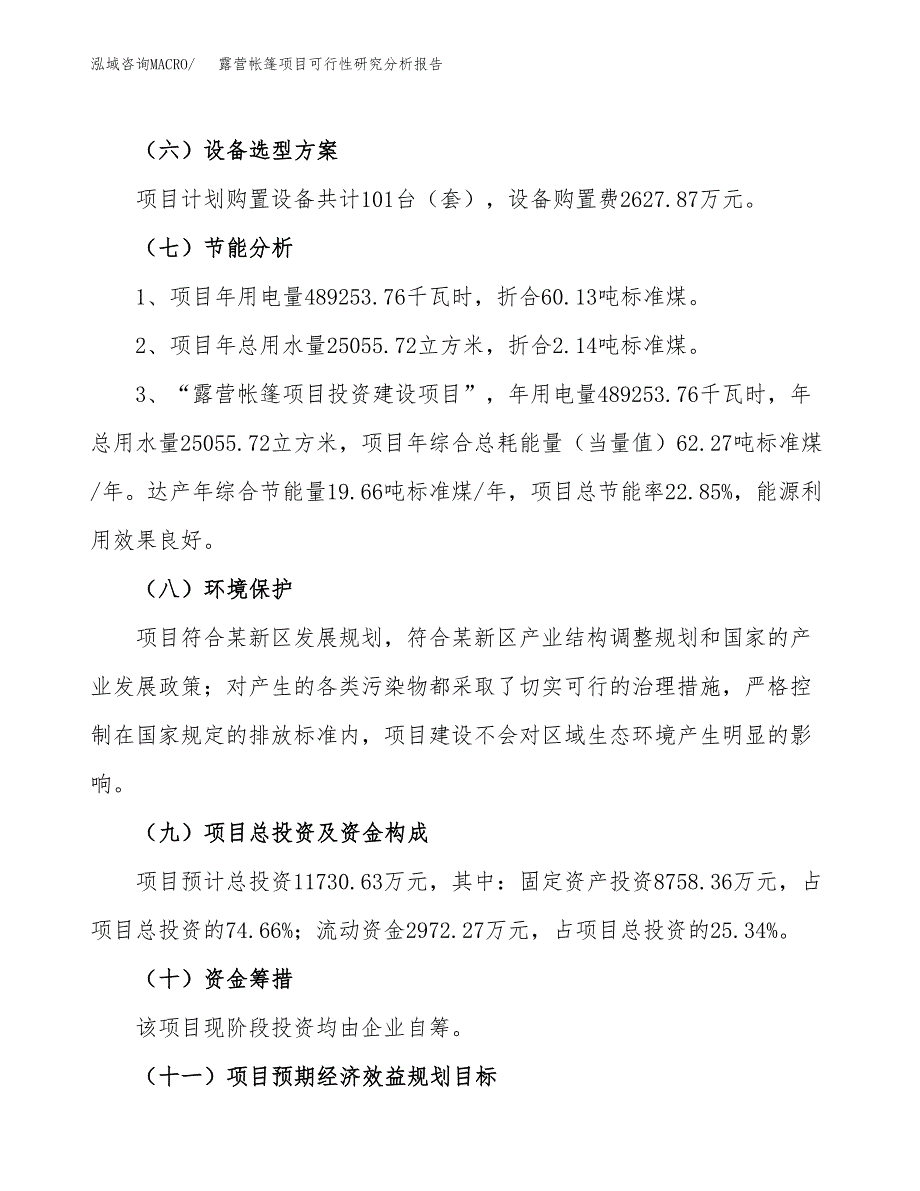 项目公示_露营帐篷项目可行性研究分析报告.docx_第3页