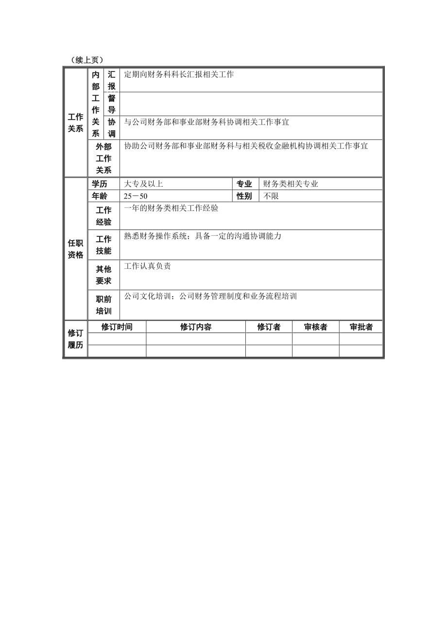 总会计师职务说明书13_第2页