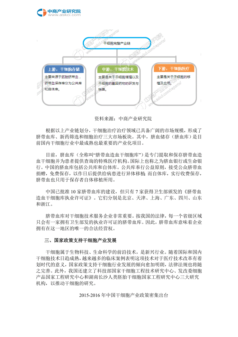 2017年中国干细胞存储行业市场前景研究报告_第3页