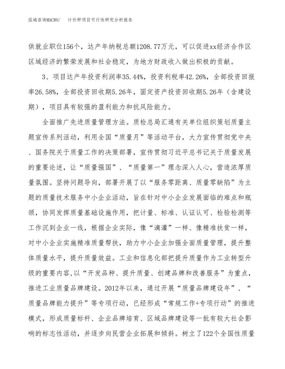 项目公示_计价秤项目可行性研究分析报告.docx_第5页