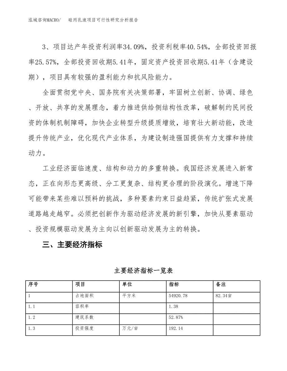 项目公示_硅丙乳液项目可行性研究分析报告.docx_第5页