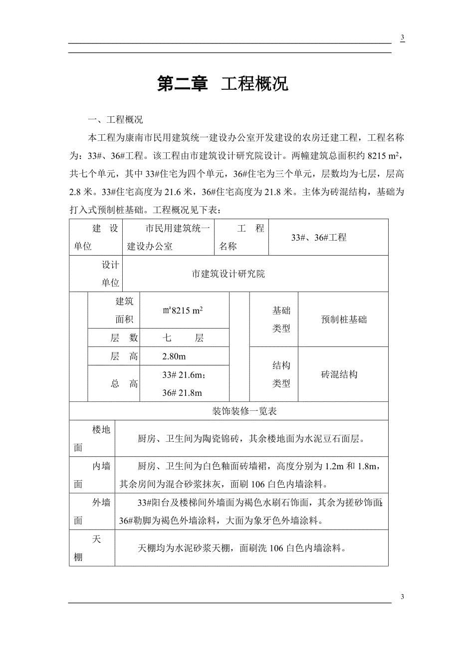 某住宅楼工程施工组织方案1_第5页