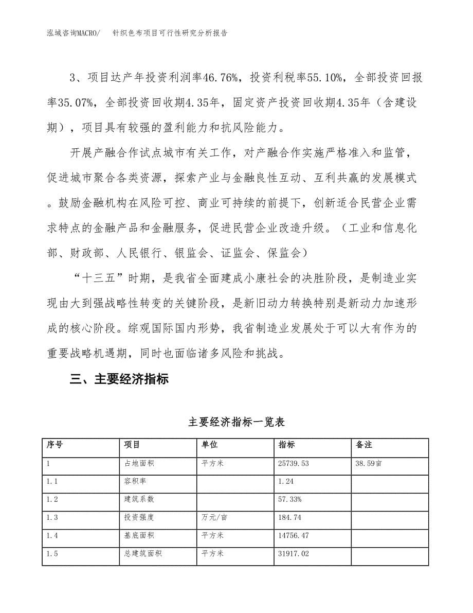 项目公示_针织色布项目可行性研究分析报告.docx_第5页