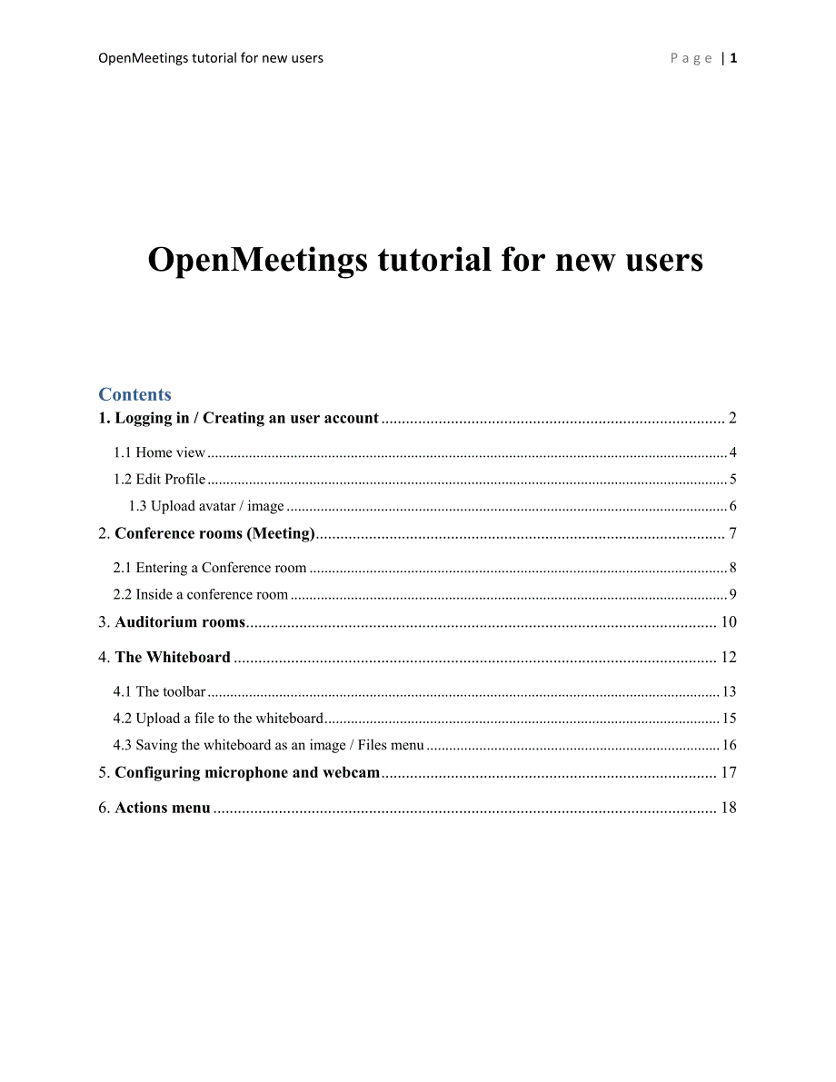 openmeetings 用户手册_第1页