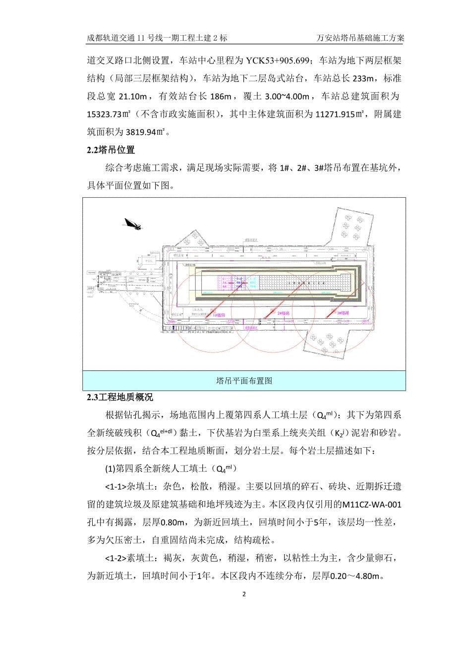 地铁车站段塔吊基础施工方案培训资料_第5页