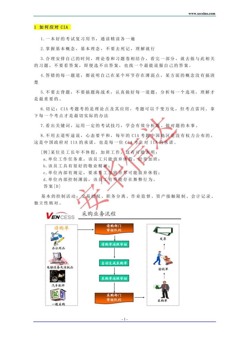 内部控制与风险管理知识分析作用_第5页