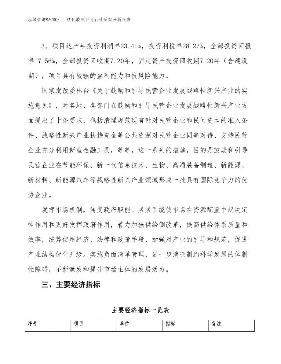 项目公示_硬化胶项目可行性研究分析报告.docx_第5页