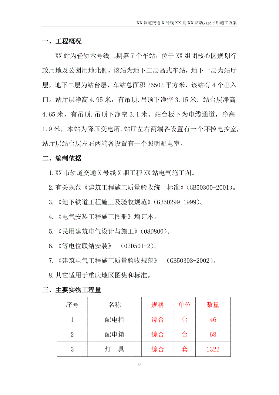 地铁及轻轨轨道交通地下车站电气施工方案培训讲义_第4页