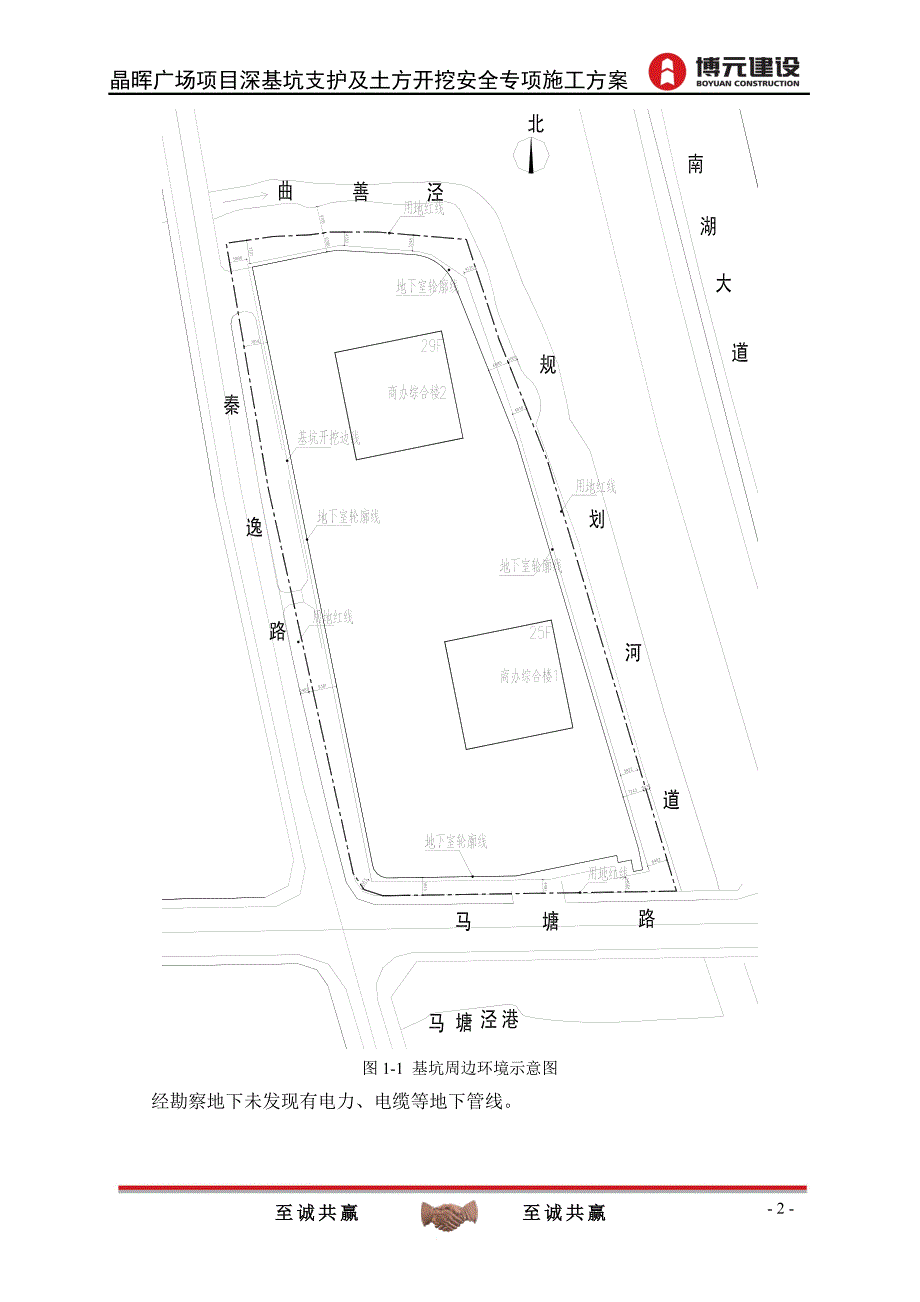 广场项目深基坑支护、土方开挖、降排水安全专项施工方案_第4页