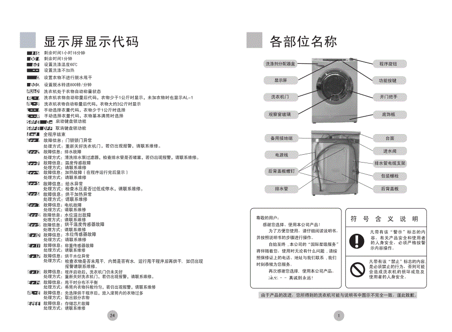 海尔滚筒洗衣机阳光丽人--(xqg60-qhz1268h灰)使用说明书.jsp_第3页