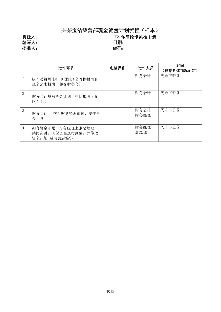 宝洁公司经营内部对帐流程11_第1页