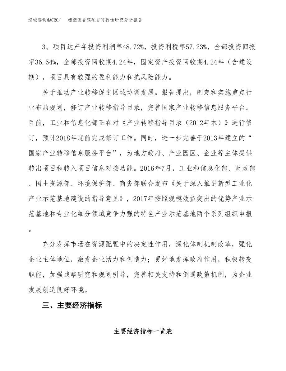 项目公示_铝塑复合膜项目可行性研究分析报告.docx_第5页