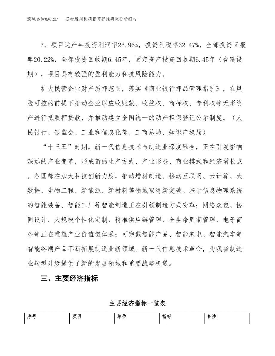 项目公示_石材雕刻机项目可行性研究分析报告.docx_第5页