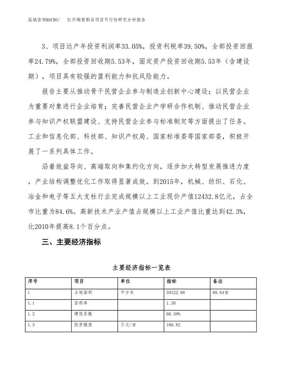 项目公示_红外陶瓷制品项目可行性研究分析报告.docx_第5页