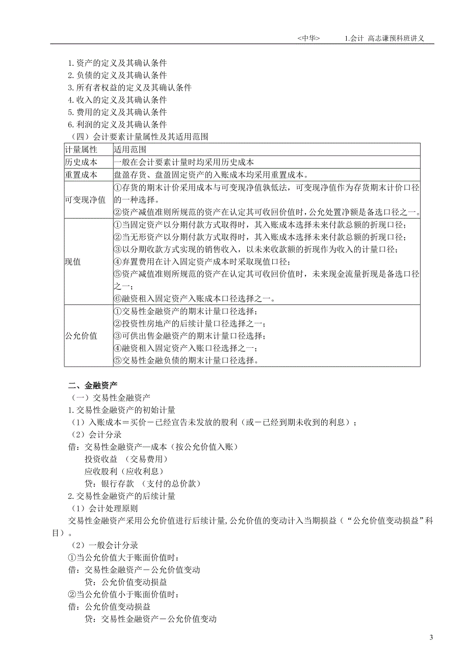 财务会计与命题规律解析讲义_第3页