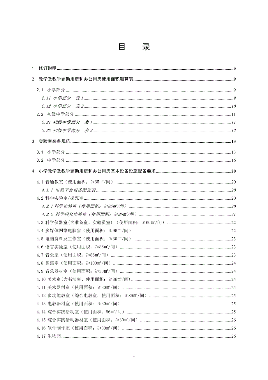 某学校设备设施配置标准_第2页