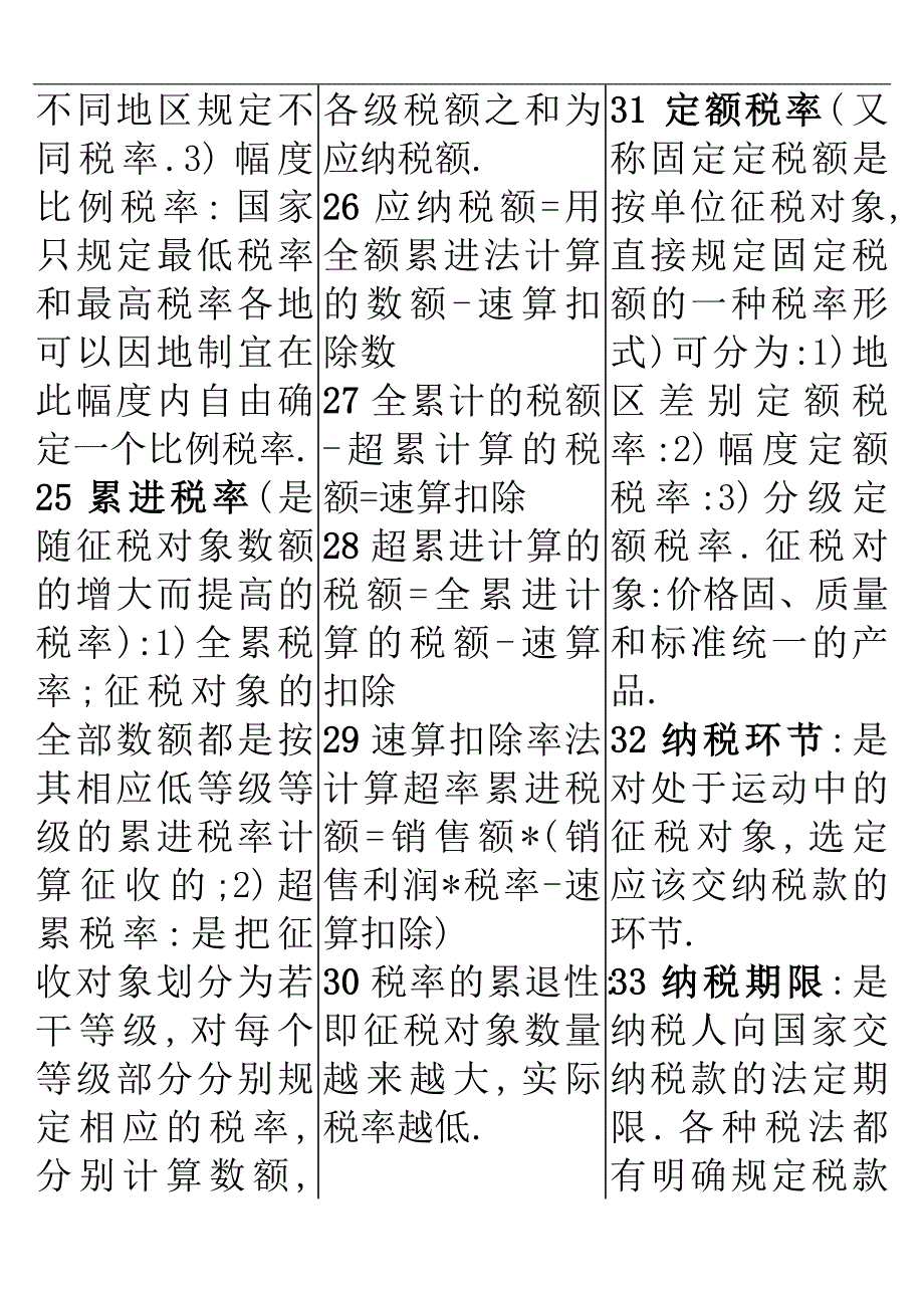 国家税收自考基础知识_第4页