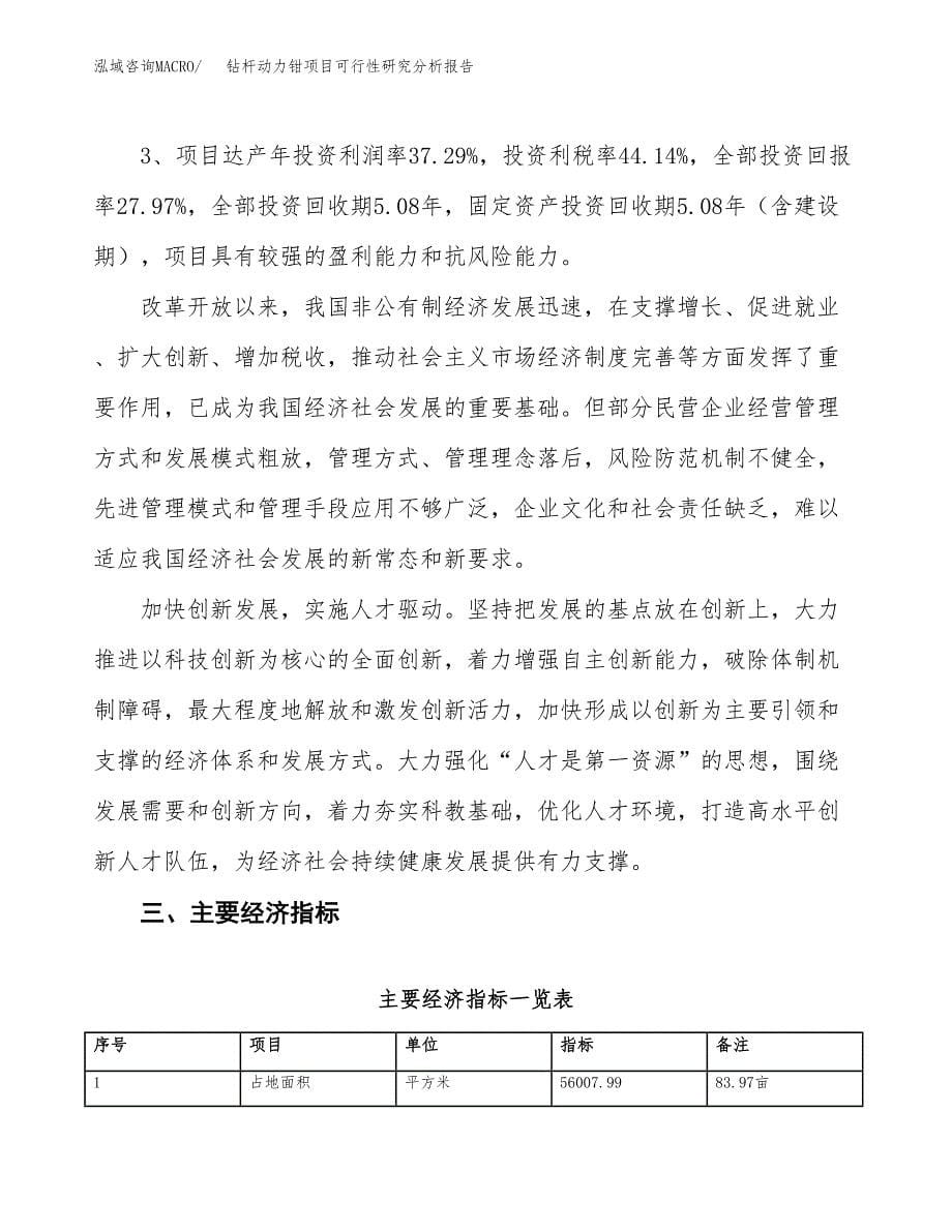 项目公示_钻杆动力钳项目可行性研究分析报告.docx_第5页