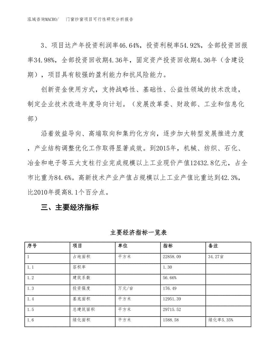 项目公示_门窗纱窗项目可行性研究分析报告.docx_第5页