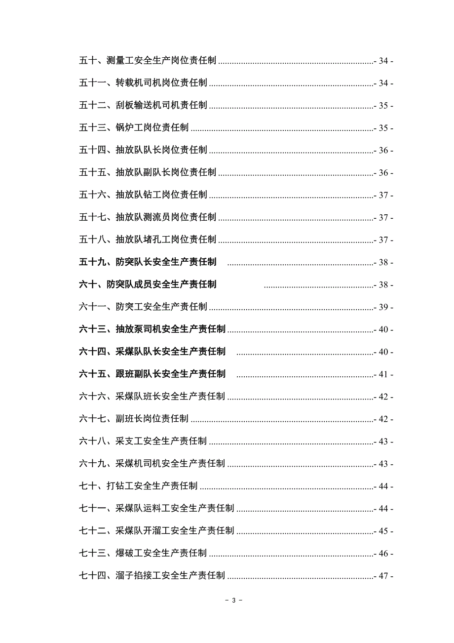 某煤业有限公司安全生产责任制汇编3_第4页