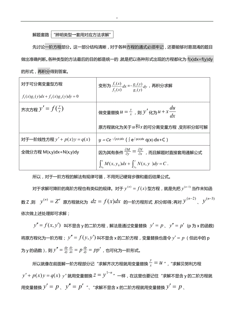 考研数学知识资料点总结分析_第4页