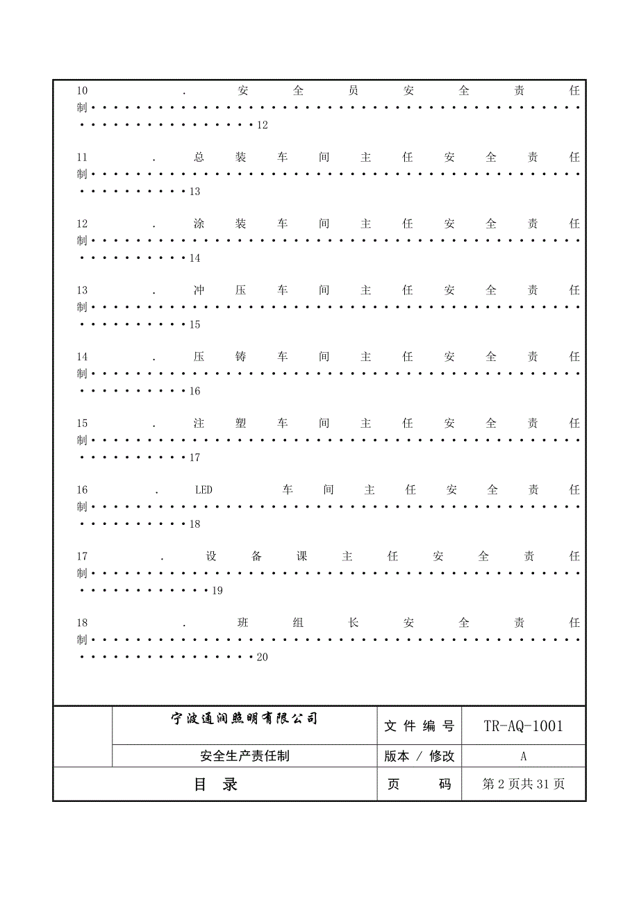 某照明公司安全标准化管理台帐_第3页