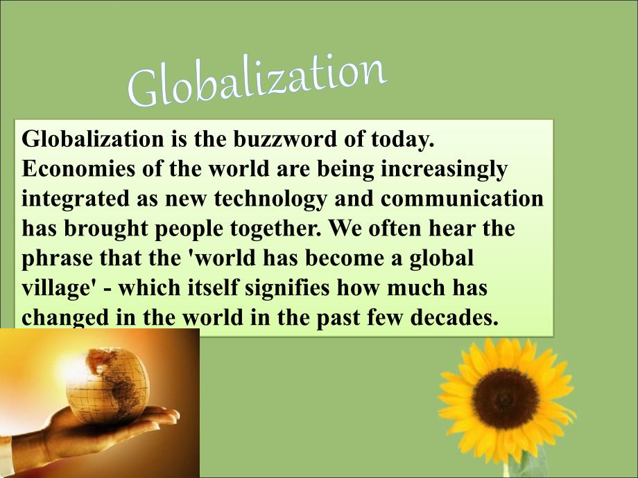 Globalization 全球化PPT.ppt_第1页