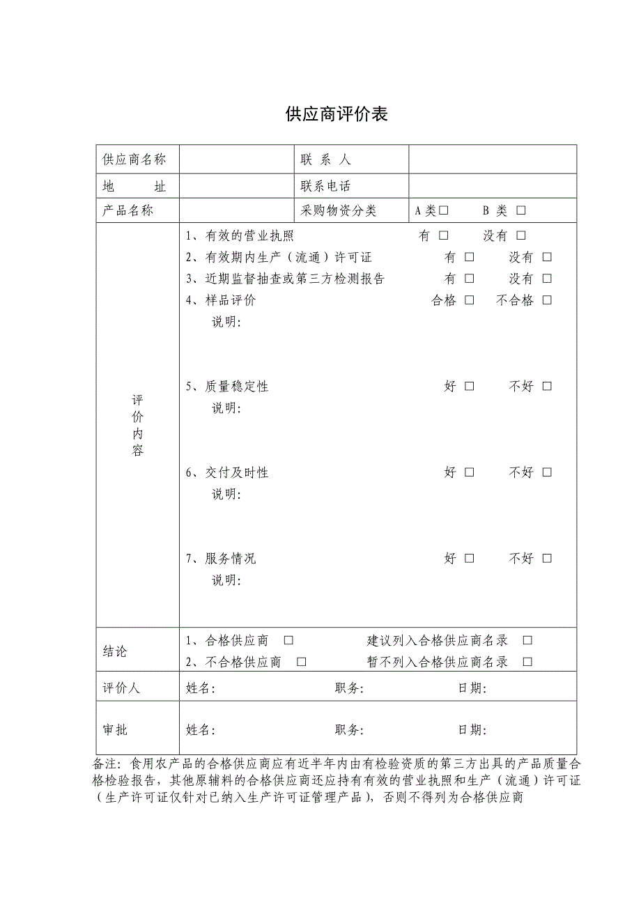 食品生产环节记录台账表格_第3页