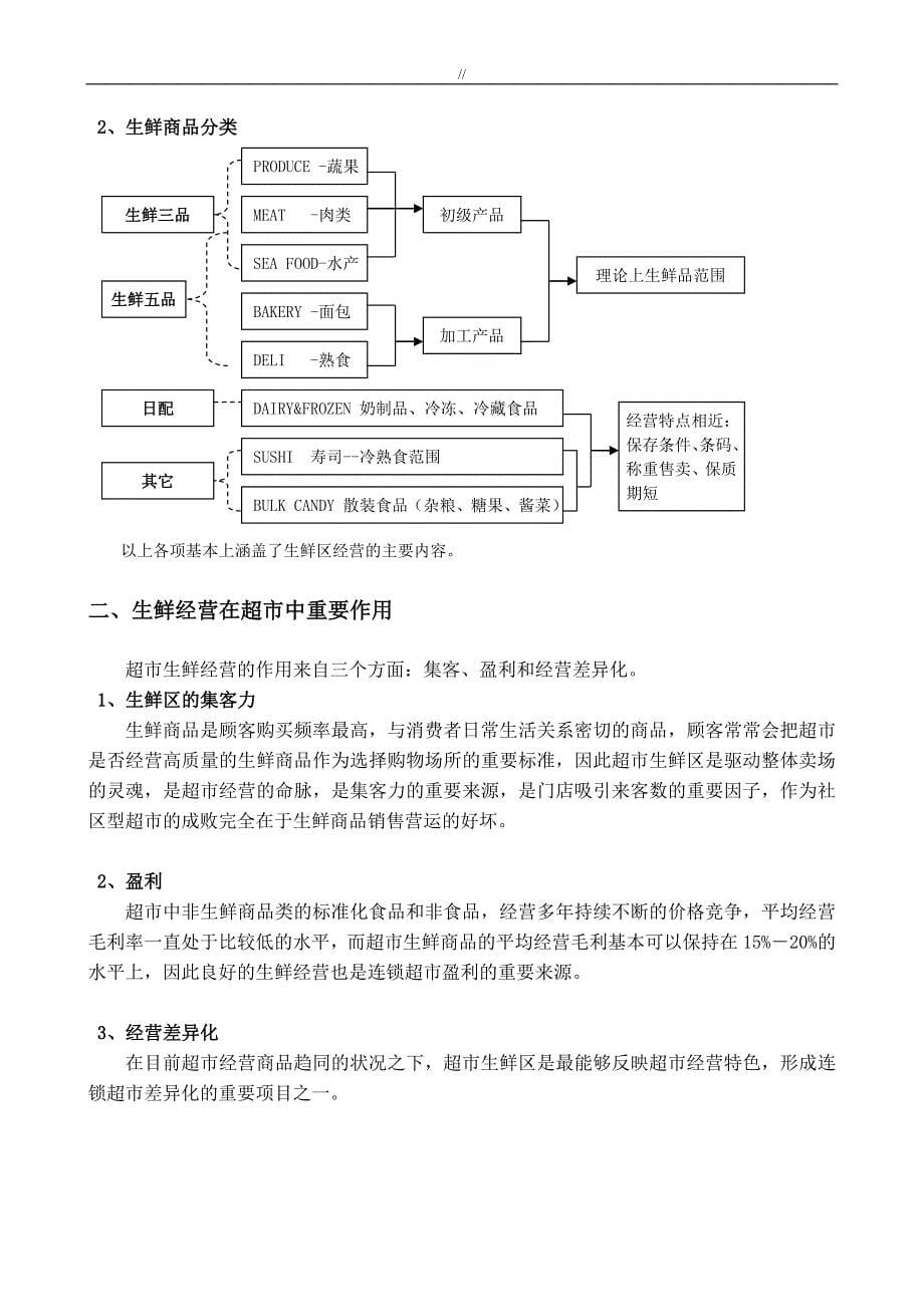 某大型超市生鲜管理目标介绍资料【稀缺资源,路过别错过】_第5页