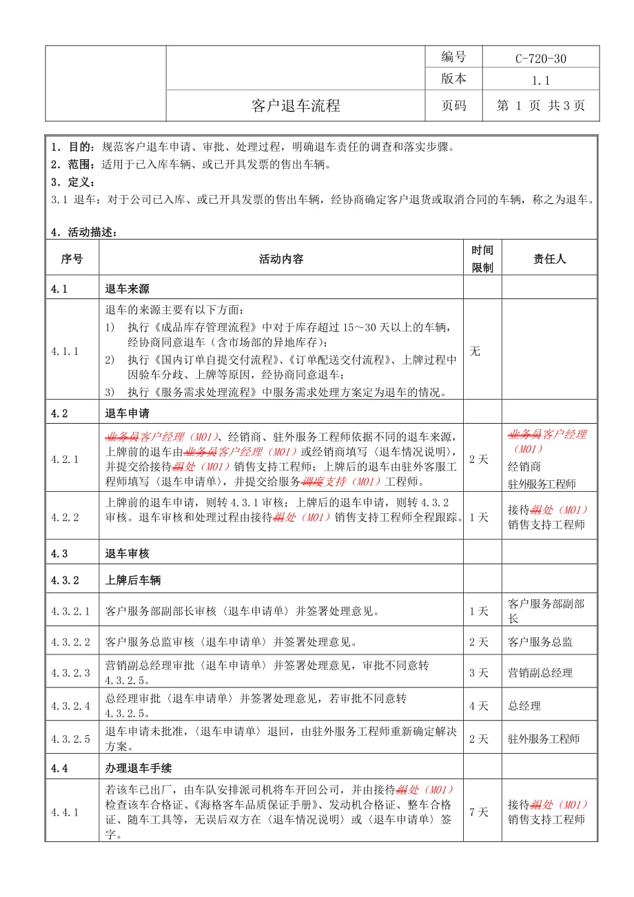 客户退车流程_第1页