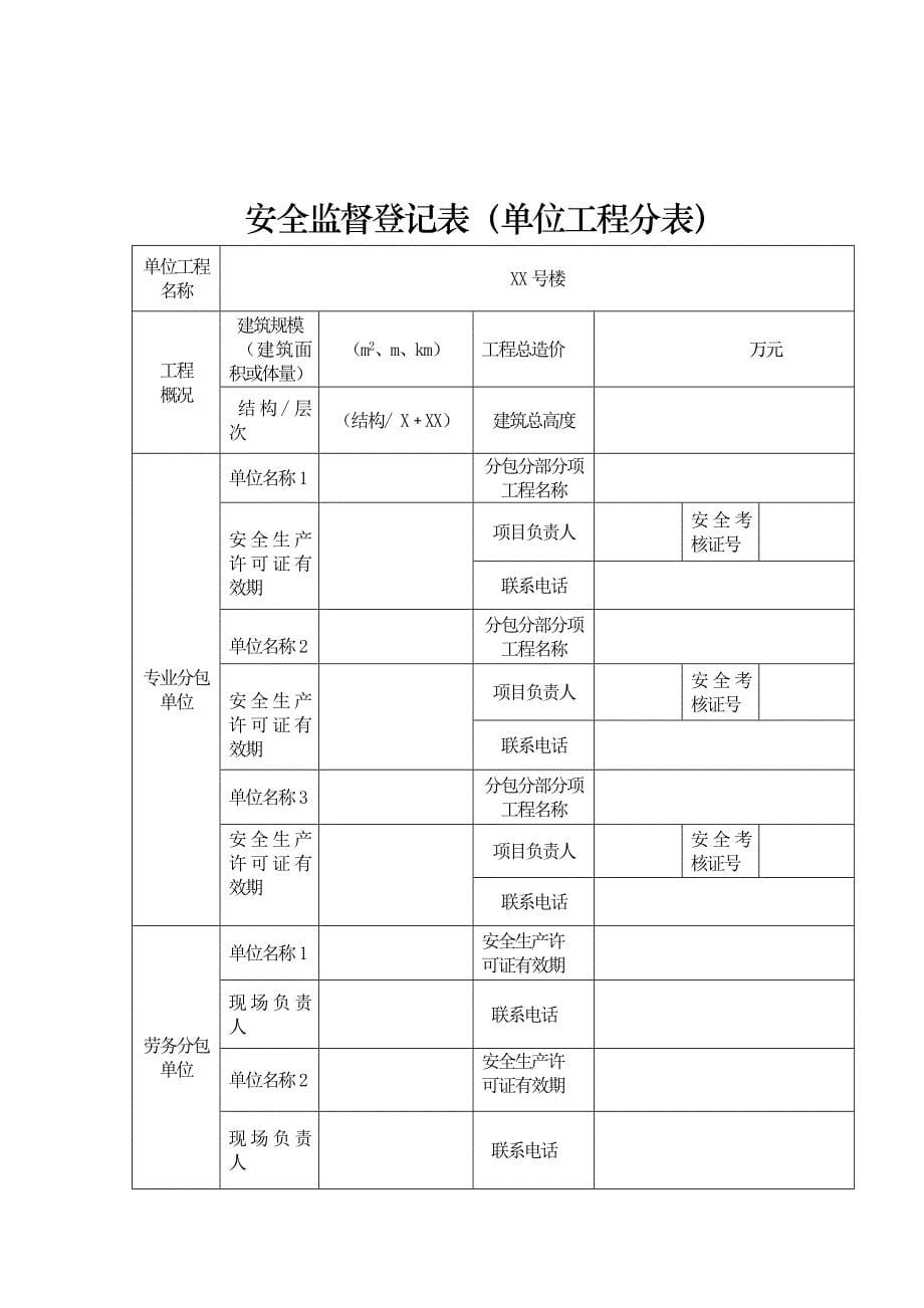 安全监督管理资料格式_第5页