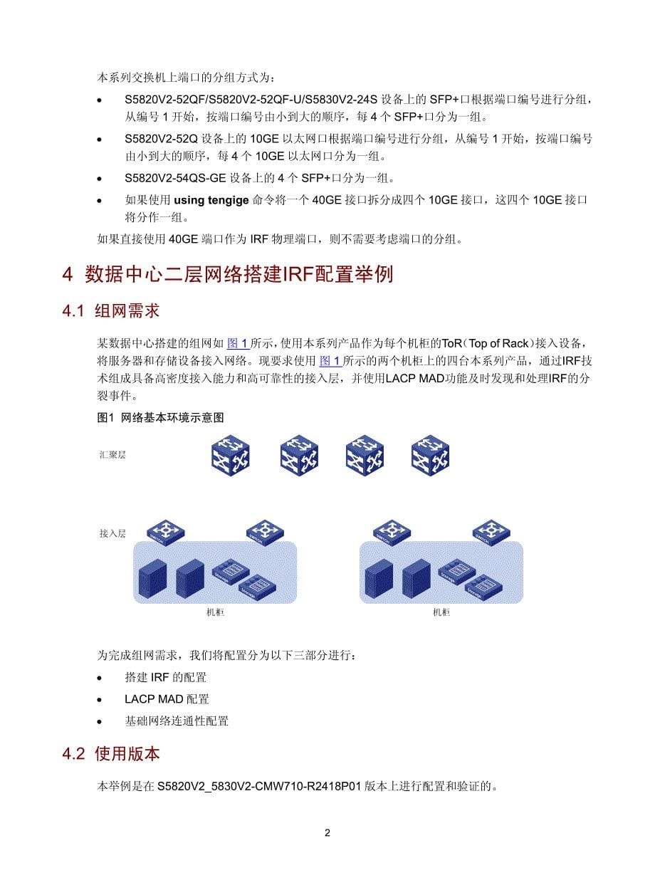 h3c irf典型配置举例_第5页