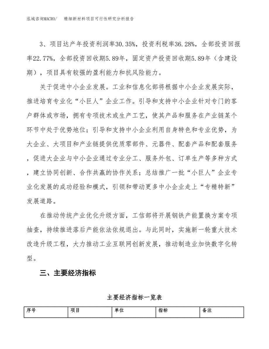 项目公示_精细新材料项目可行性研究分析报告.docx_第5页