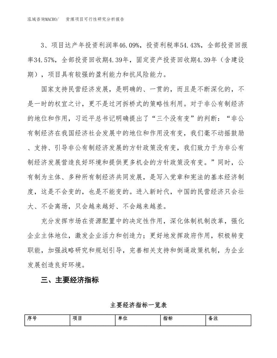 项目公示_贫煤项目可行性研究分析报告.docx_第5页