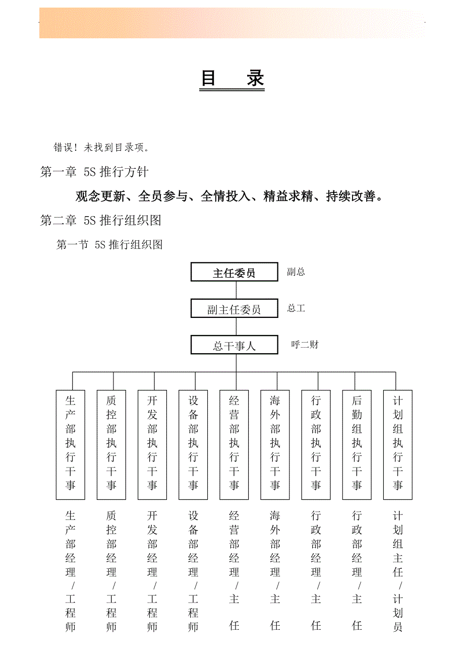 某某汽车玻璃公司5s推行计划书_第2页