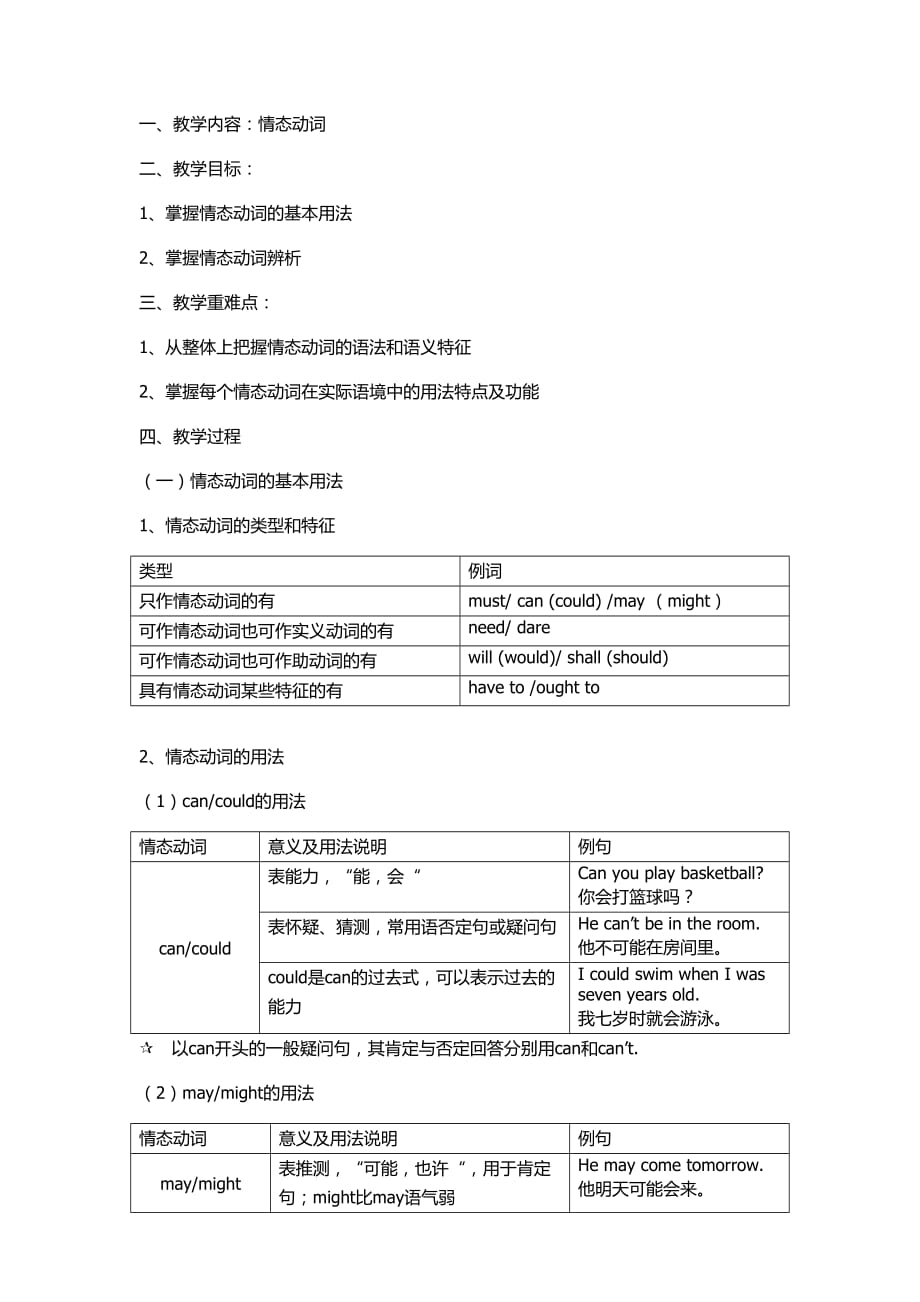 情态动词用法教案.doc_第1页