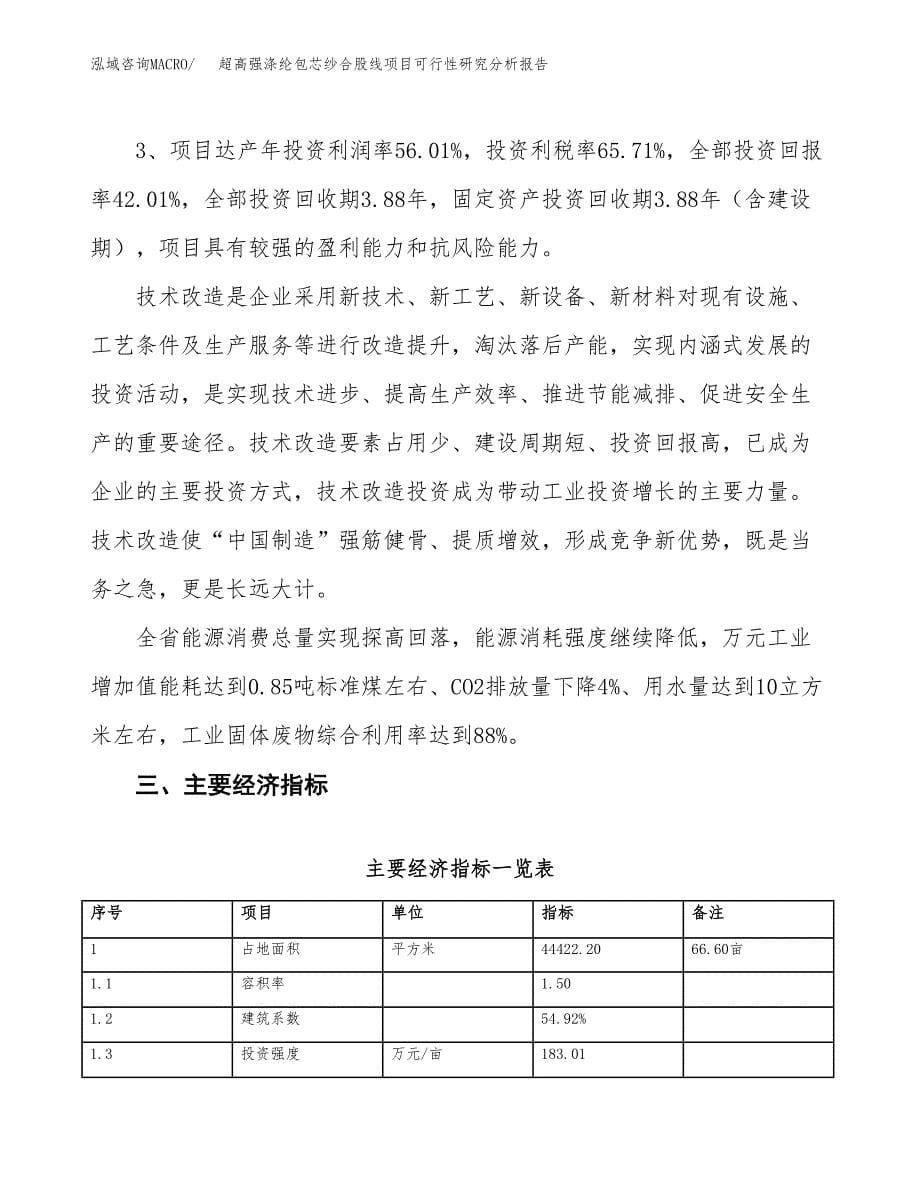 项目公示_超高强涤纶包芯纱合股线项目可行性研究分析报告.docx_第5页